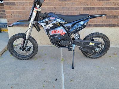 Kickin 1600W Youth Electric Dirt Bike 48v - Excellent Condition, 1600W Motor