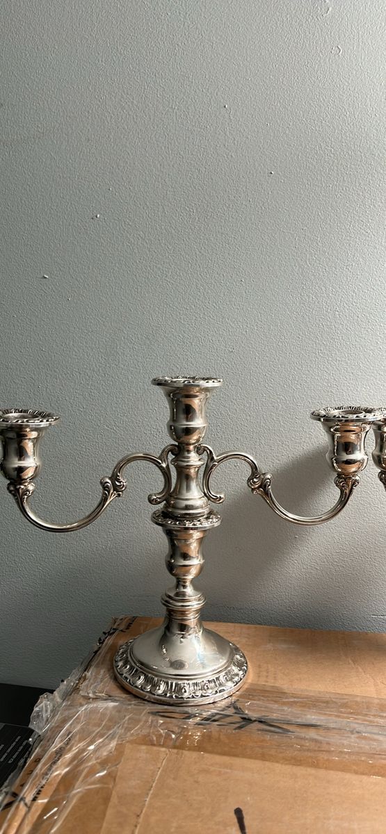 Set Of 2 Gorham Sterling Silver Candelabras