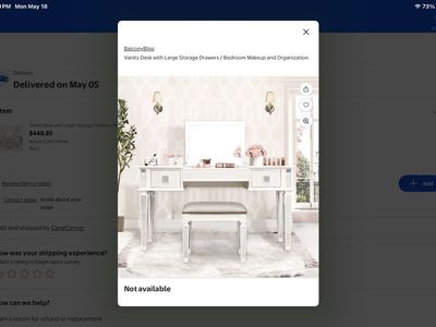 Vanity and Desk New