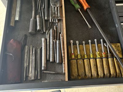 Matco Tools Rolling Tool Box Chest Combo with Assorted Mechanics Hand metric and standard Air Tools