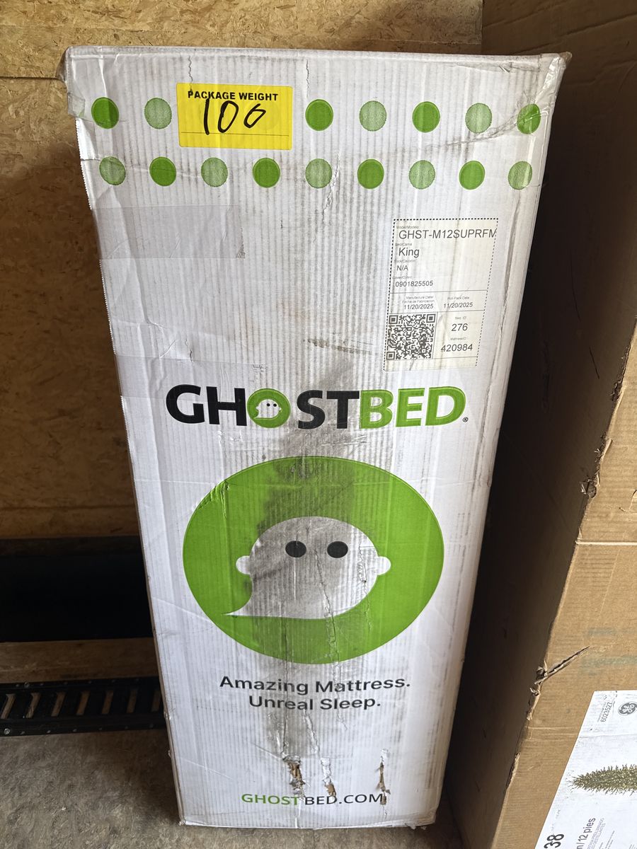 Ghost bed King 12in memory foam mattress