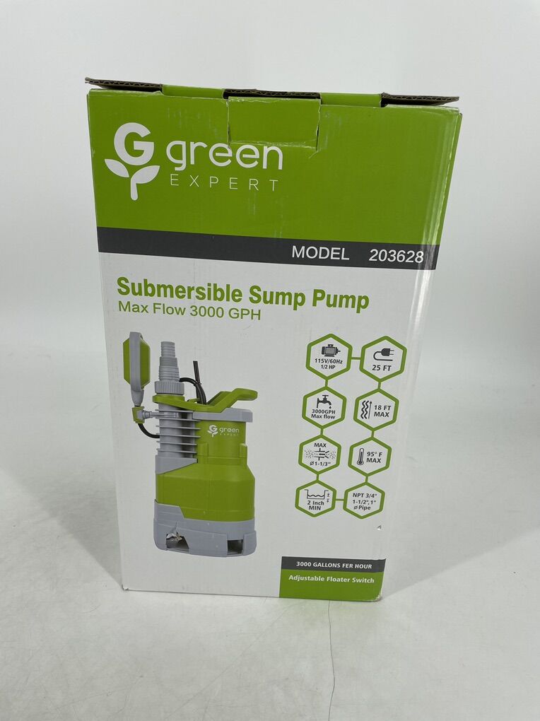 Submersible Sump Pump 3000gph