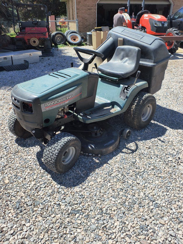 Ranch King 14.5HP 42" Ride-On Mower with Bagger - Used