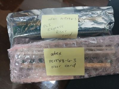 Adex PCI-TX4-6-3 & PCI-TX8-6-3 PCI Express Riser Cards - 2 available
