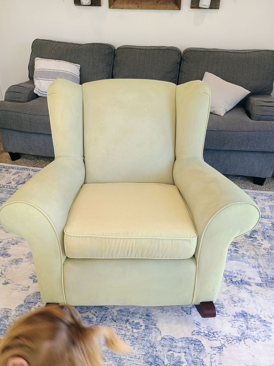 Light Green Rocking Chair $25