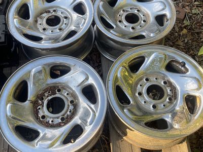 1994–2001 Dodge Ram 1500 Factory 16" Chrome Steel Rims (Set of 4)