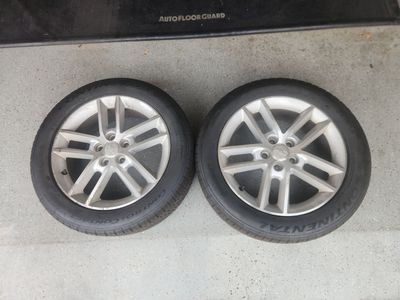 Tires w/Rims - Continental ControlContact Sport SRS+ 235/50 ZR18 97 W