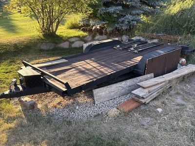 16 x 6.5 car hauler dual axle. Great trailer.