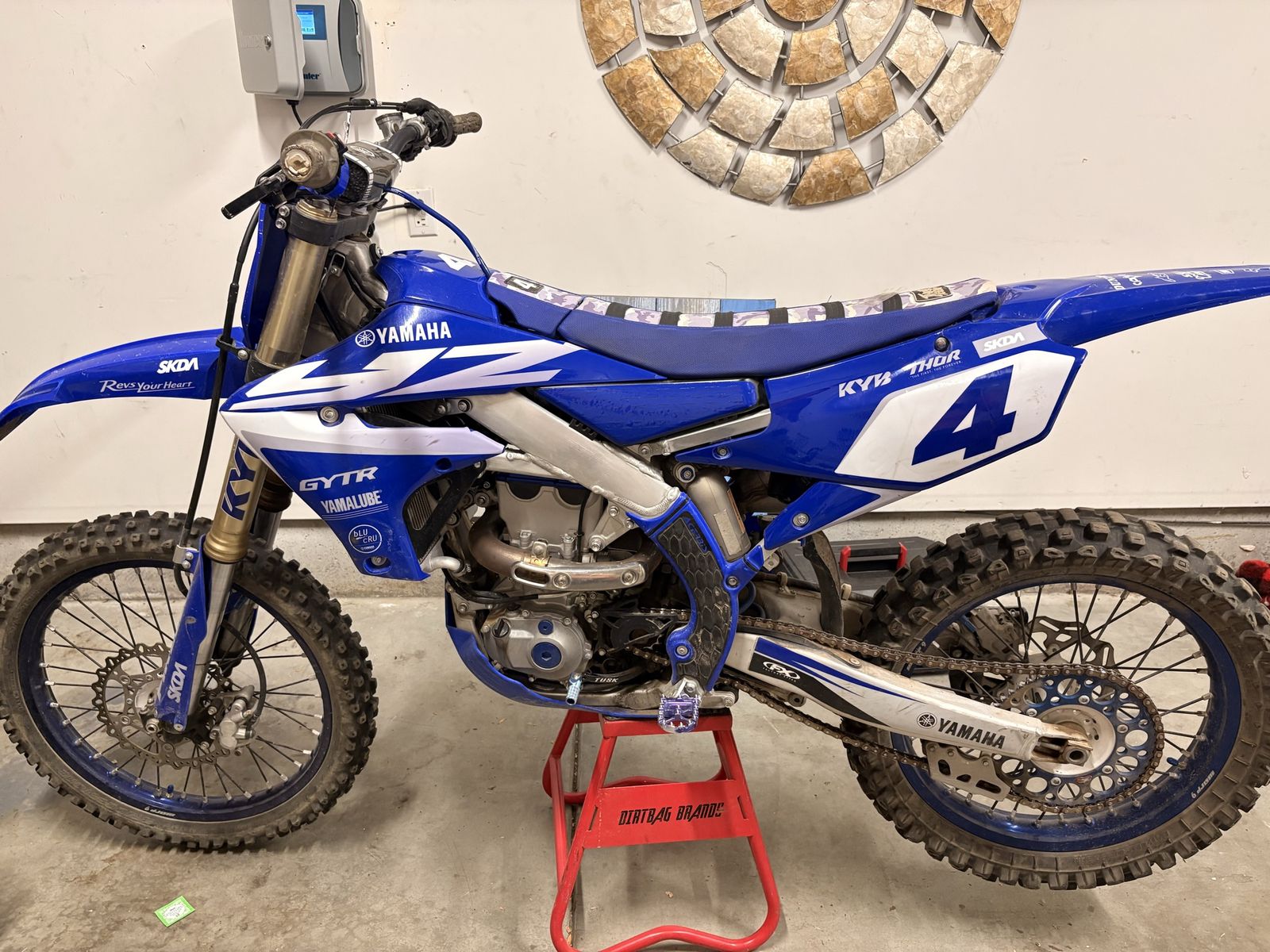 2019 Yamaha YZ450F Dirt Bike - Blue, Mechanically Sound