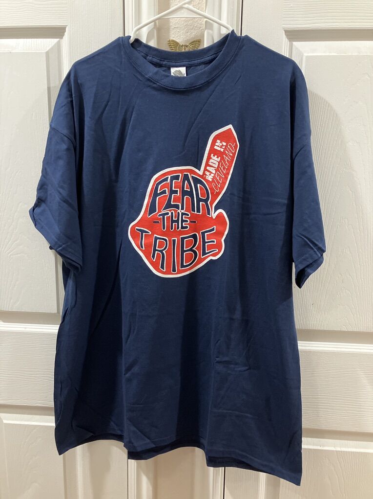 Blue Cleveland Indians Baseball T-Shirt