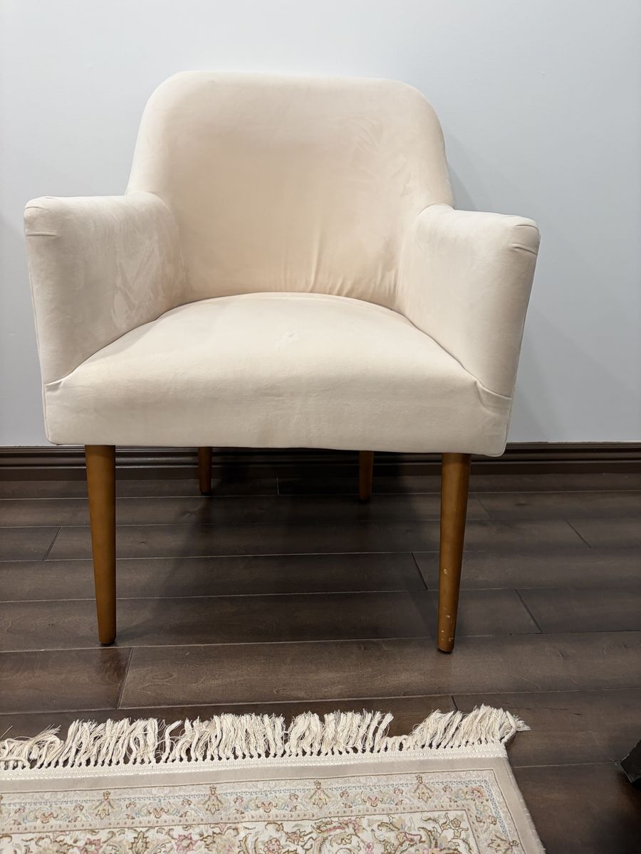 Set of 2 White Pier 1 Chairs