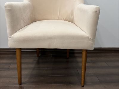 Set of 2 White Pier 1 Chairs