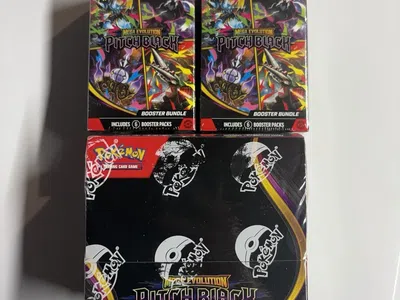 New - Pokémon TCG Mega Evolution Pitch Black Combo - Booster Box / Booster Bundles