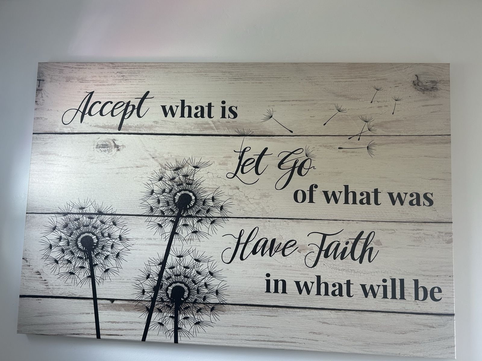 Canvas wall decoration