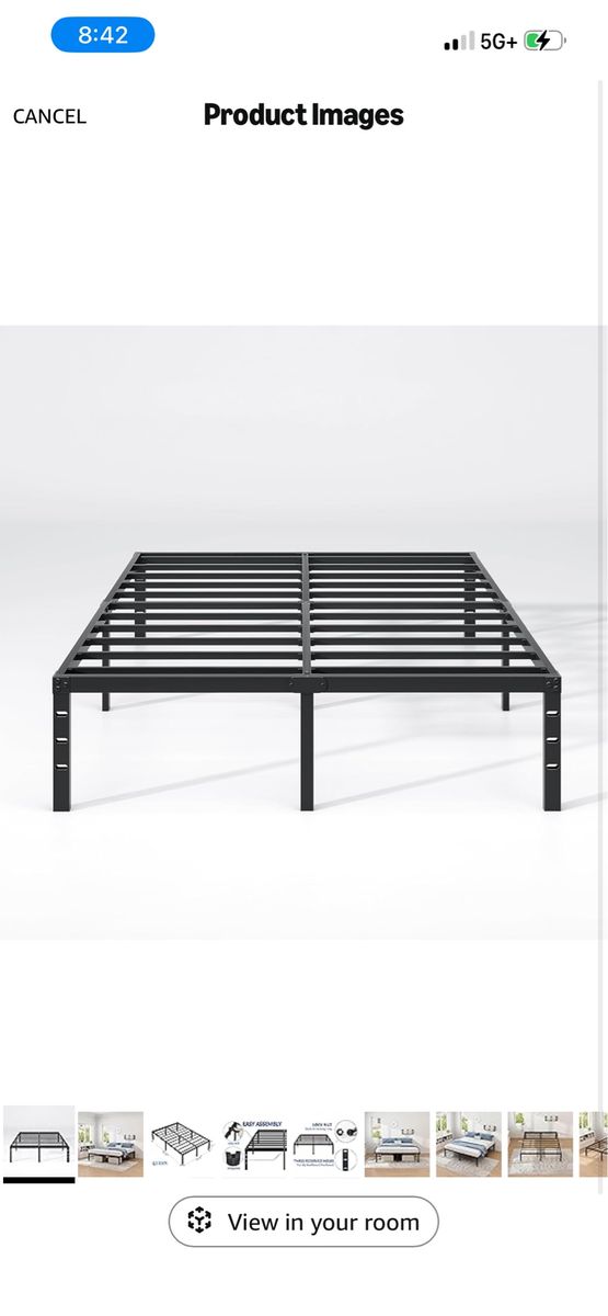 Queen bed frame