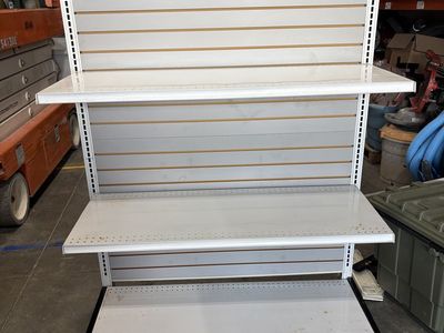 9 Sections(Front and back) of Gondola Shelving