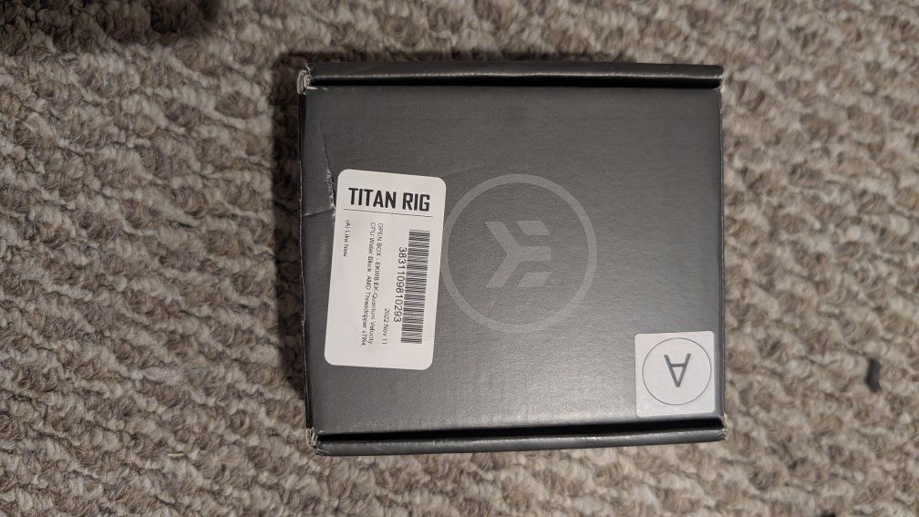 OPEN BOX - EKWB EK-Quantum Velocity CPU Water Block, AMD Threadripper STR4