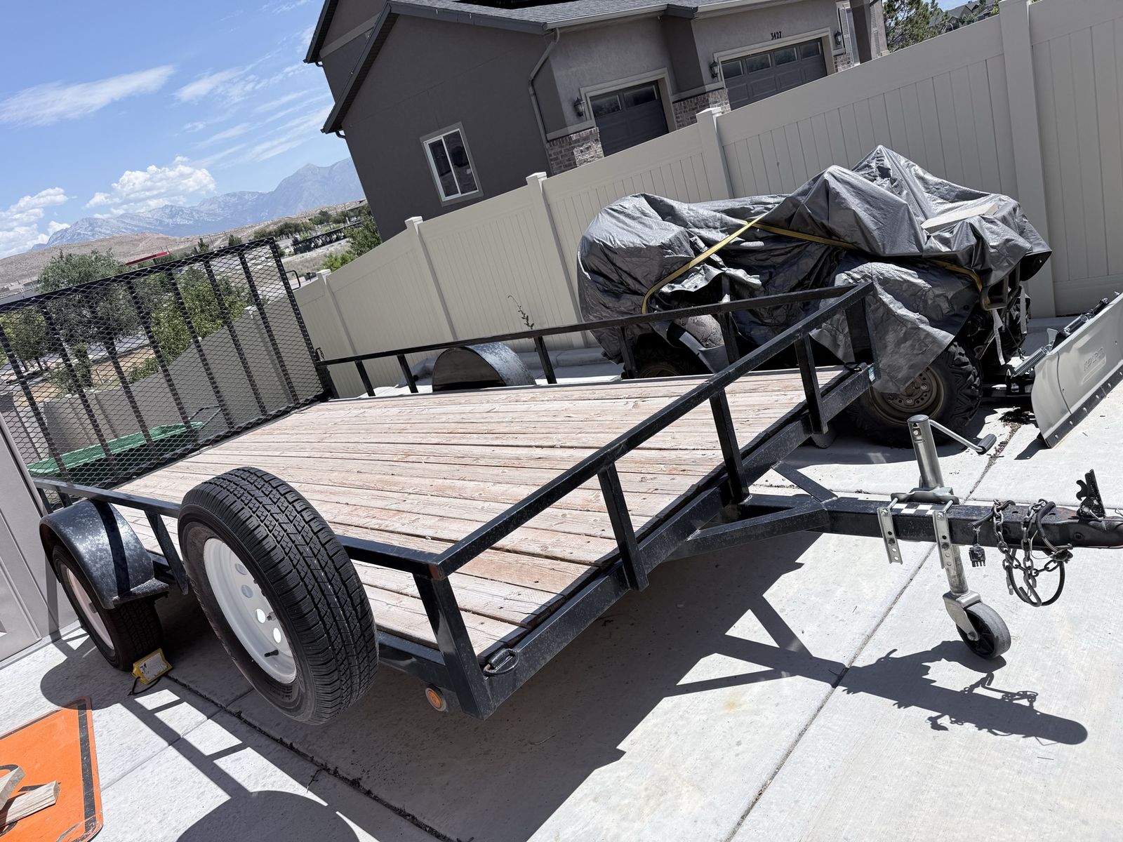 7’ x 14’ single axle trailer