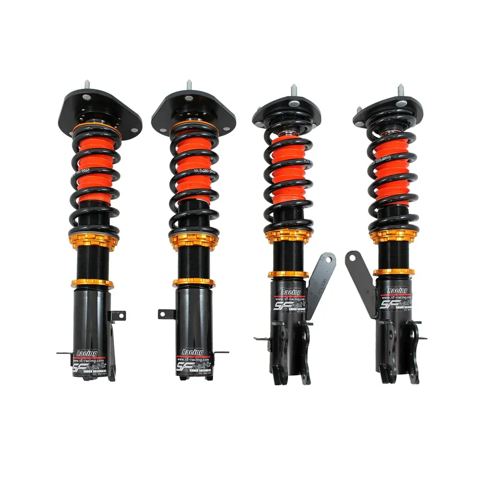 SF Racing Sport Coilovers with Front Camber plates for 2017-2020 Honda Civic Si 8K/6K Springs