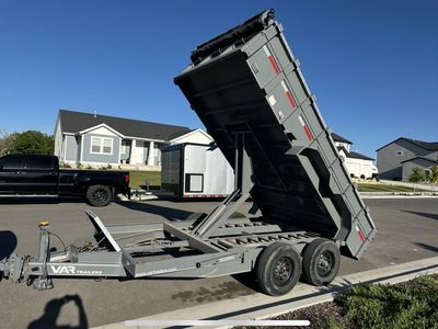 2024 VAR Trailers 14K Heavy Duty Dump Trailer - Like New!