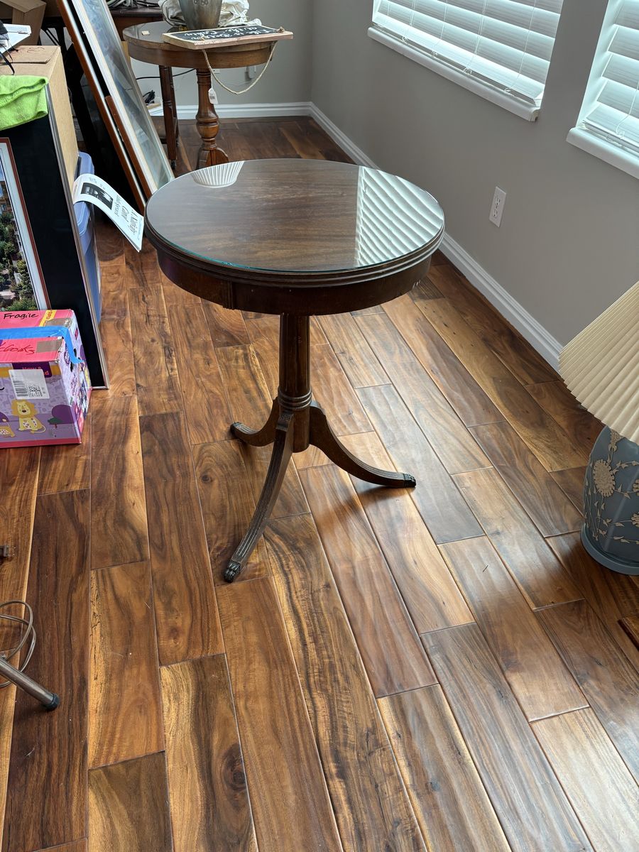 Small round table