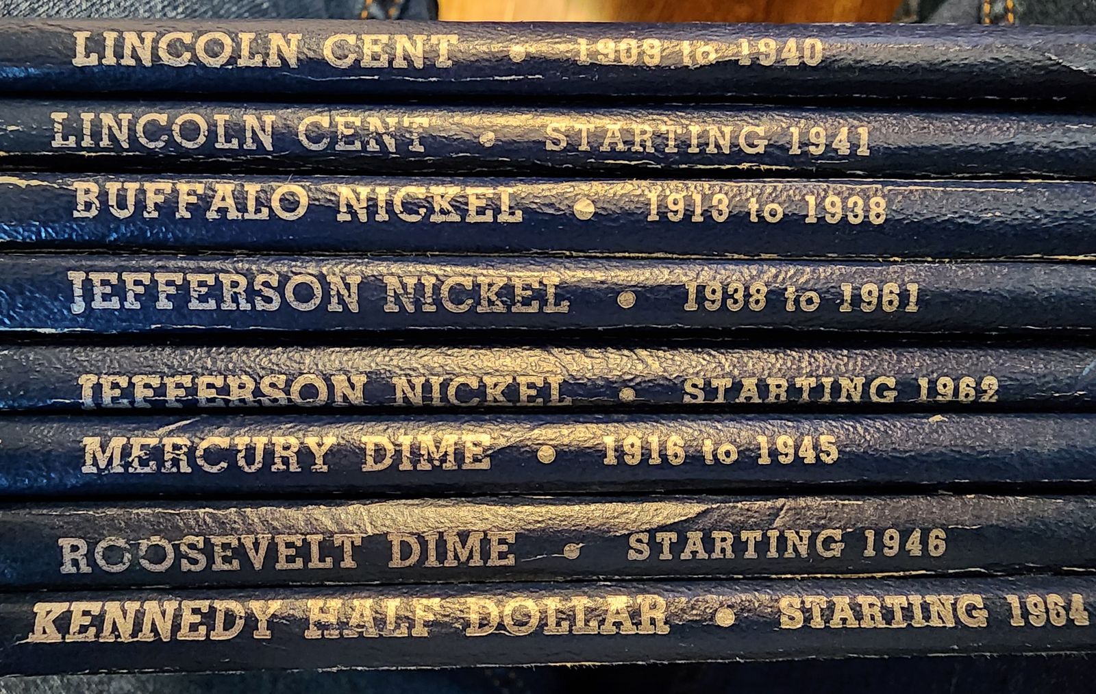 Eight Whitman U.S. Coin Folders