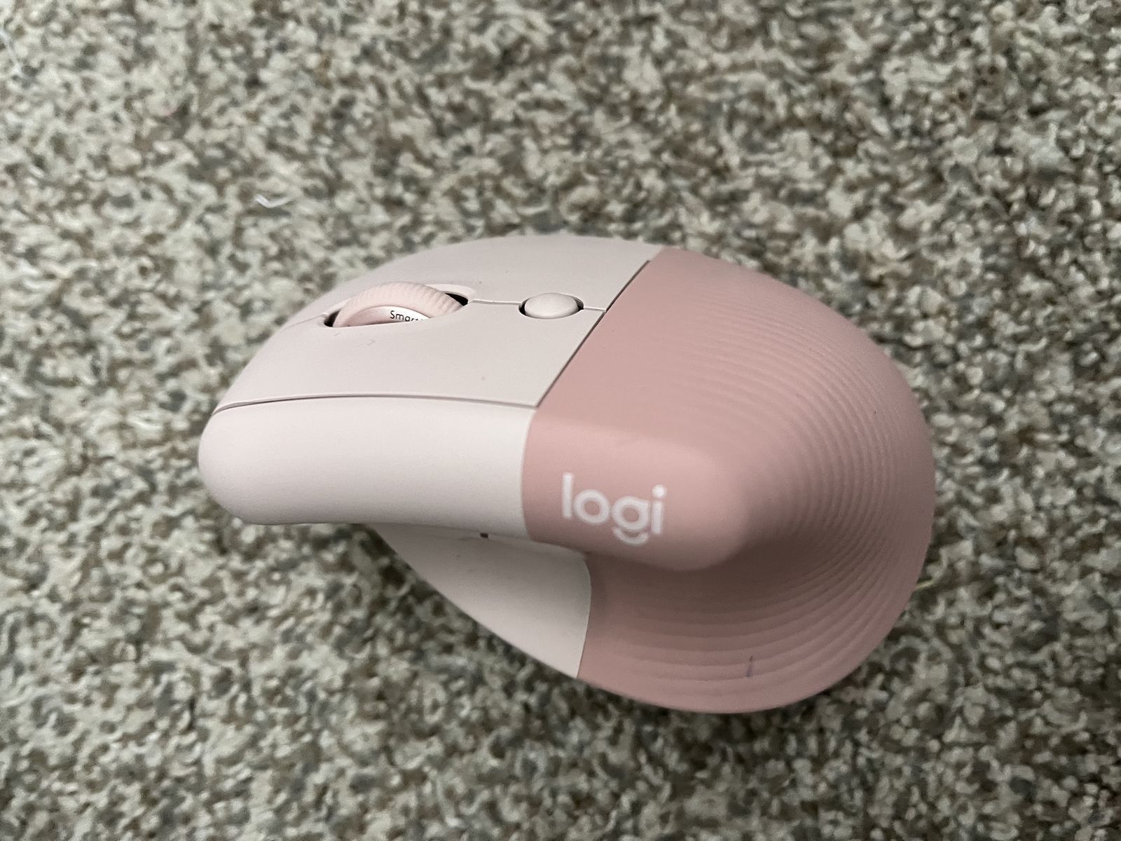 Logitech Ergonomic Lift Mouse- Pink