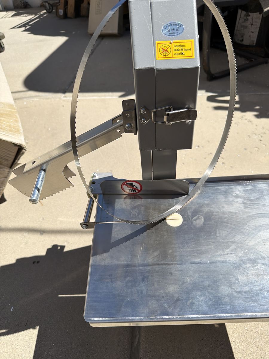 industrial Stainless steel meat cutter Bandsaw. bone cutter model bs-130 retails for 330.00