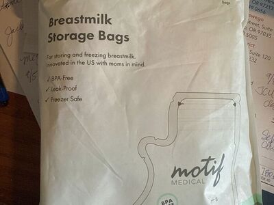 Motif Medical Breastmilk Storage Bags