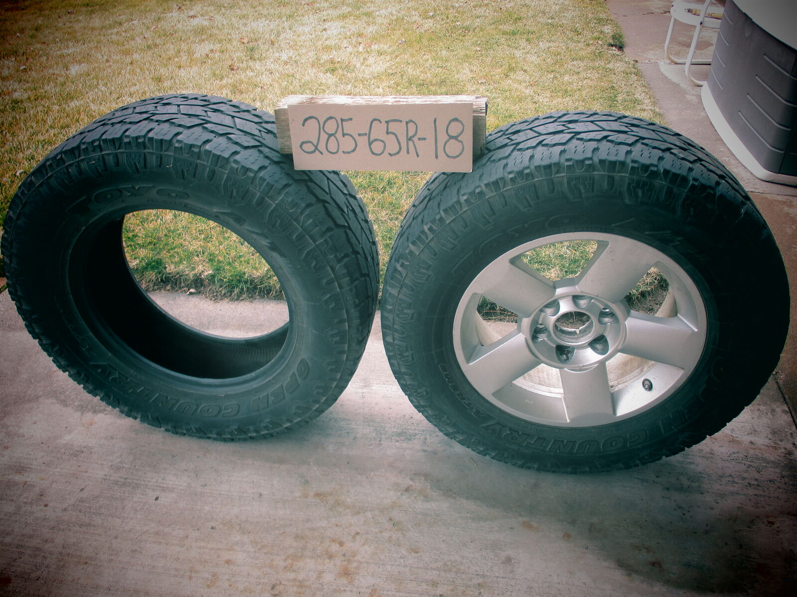 NISSAN TITAN...2 used tires