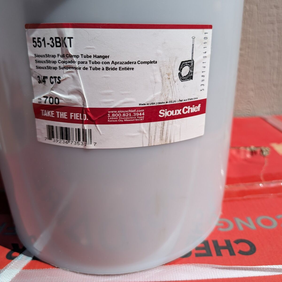 Sioux Straps 3/4" Supply Hanger