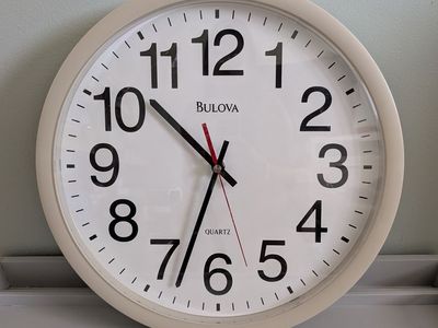 Vintage Bulova Wall Clock