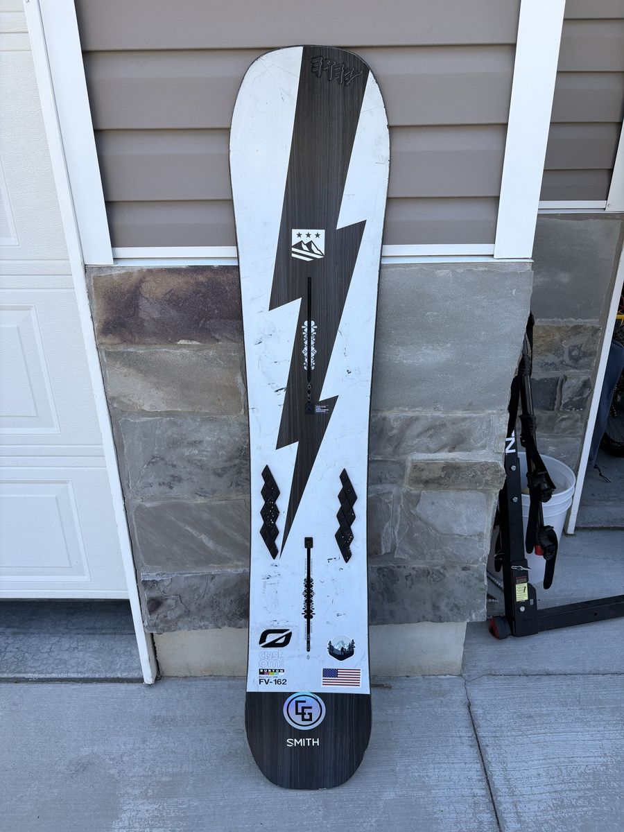 Burton Custom FV-162 Snowboard with X Reflex Step On Bindings & Men's 11 Ion Boots