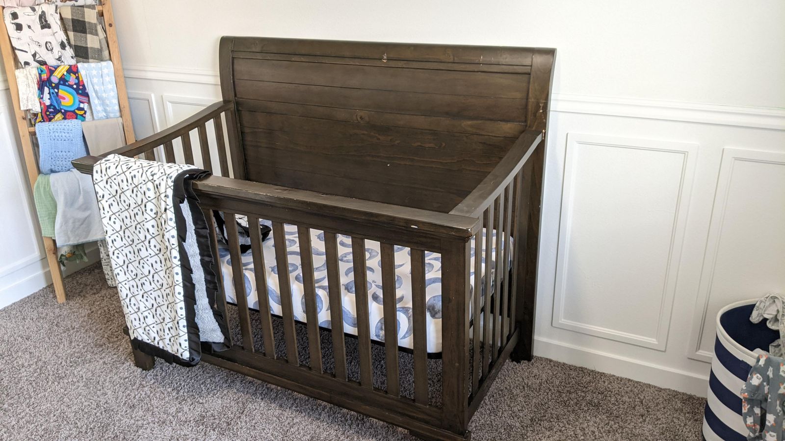 Decent crib damaged in move