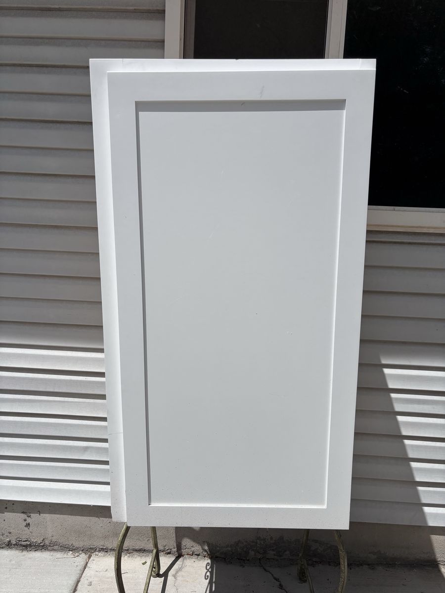White Shaker Pantry Cabinet 47x24x26 Tons Of Storage