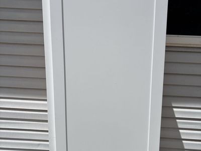 White Shaker Pantry Cabinet 47x24x26 Tons Of Storage
