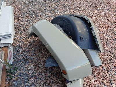 Jeep Wrangler JK Fender Flares and skirts - Front & Rear - Khaki/Tan (Set of 4). Gobi color