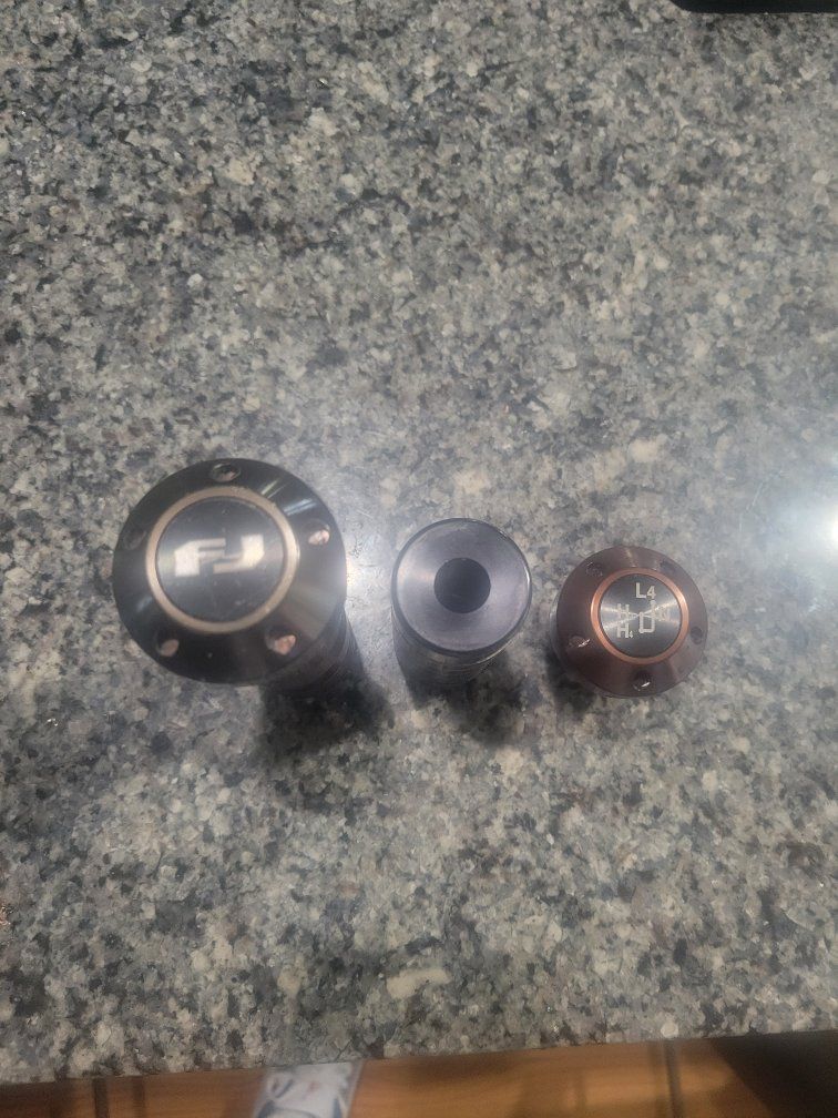 Toyota FJ Cruiser Billet Shift Knobs Set - FJ Logo & Transfer Case Shift Handles