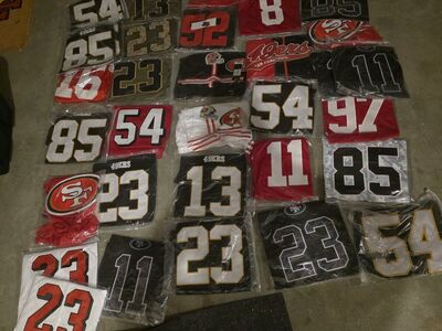 49ers Jerseys Size Large
