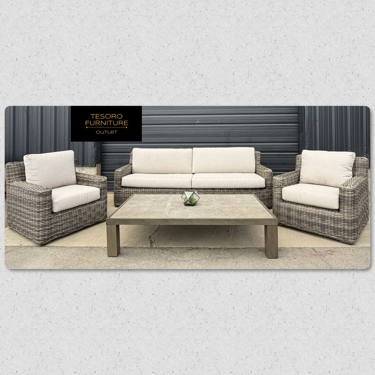 NEW HALSTEAD XL PATIO SET WE OFFER DELIVERY