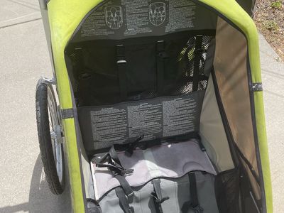 Chariot double bike stroller