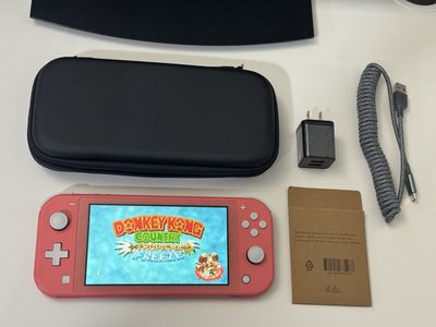 Nintendo Switch Lite Modded 256gb W/ Games