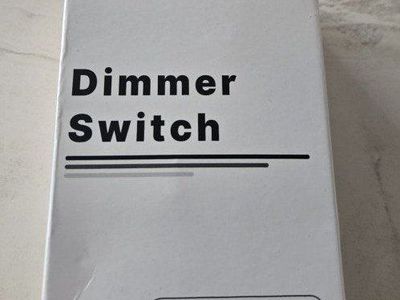 New dimmer switch slider switch no neutral needed