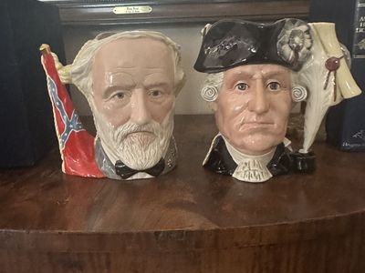 Royal Doulton America 250 Character Jugs- Washington, King George, Lee and Grant- $250 set