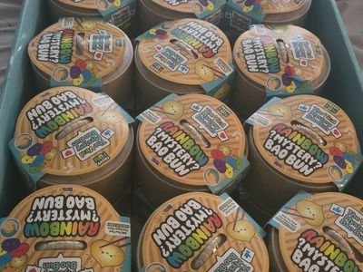 Crazy Fun Rainbow Mystery Bao Bun Squishy Dumpling Sealed Display Box (24 Count) RMS AUTHENTIC