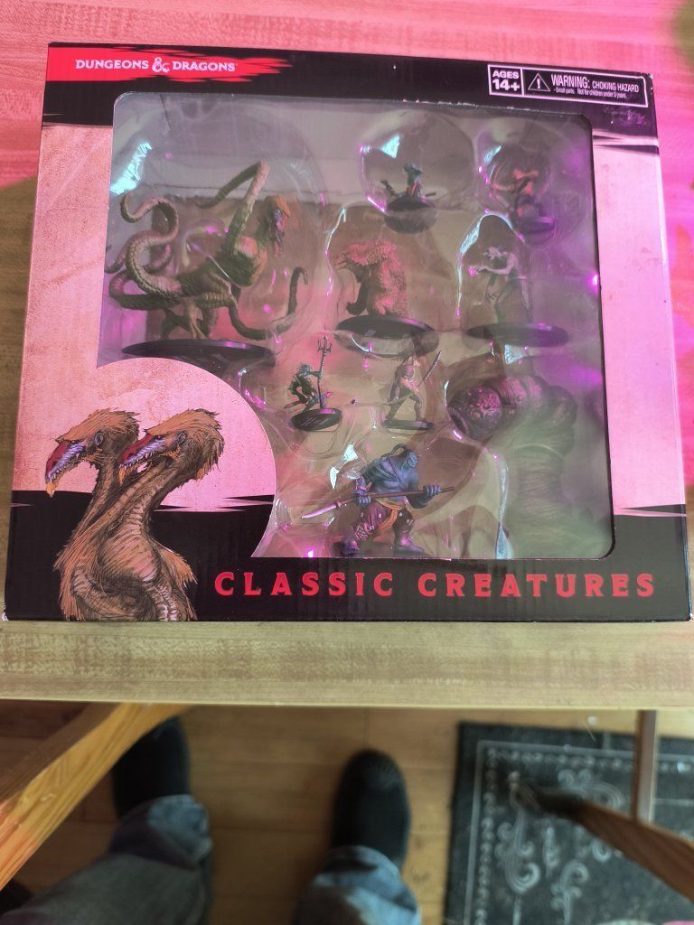 Very rare OOP Dungeons and Dragons classic creatures demogorgan edition