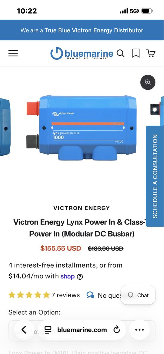 Victron Class T Power In (M10)