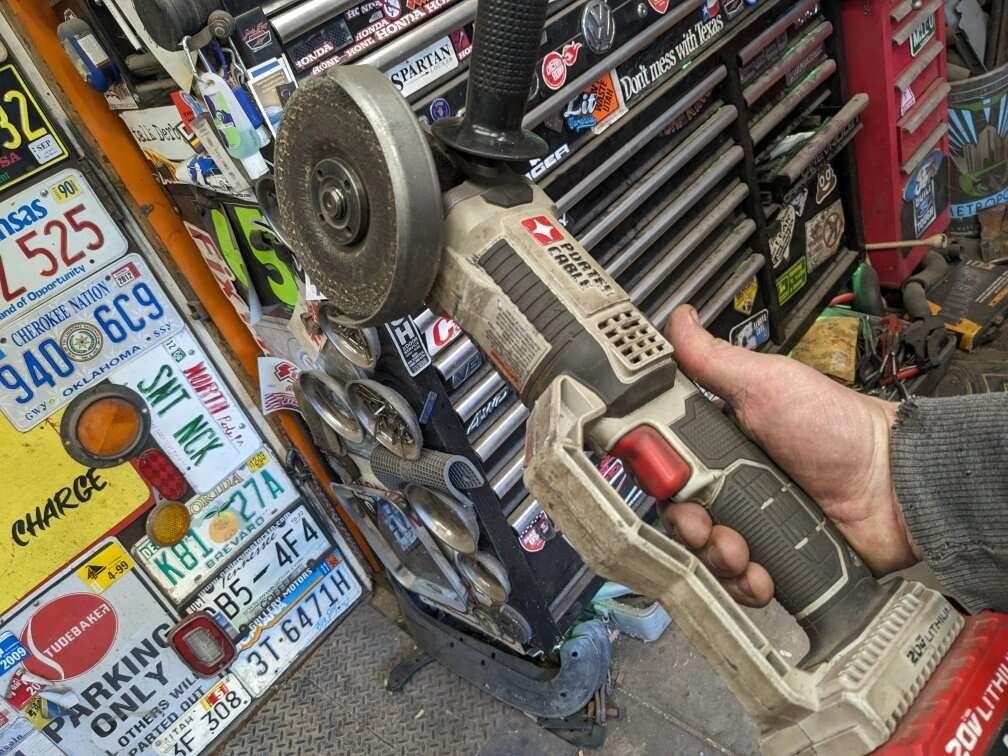 Porter cable angle grinder 20v cordless saw impact