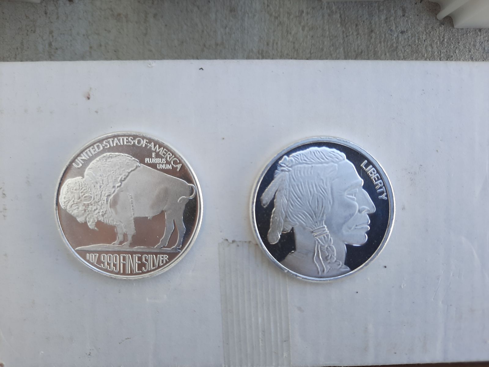 1 oz .999 Fine Silver Buffalo Rounds (Lot of 80, Silvertowne Mint)