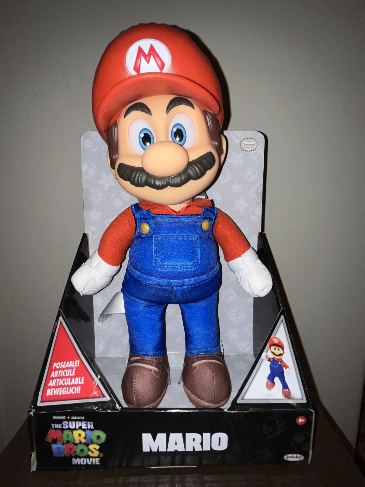 Super Mario Bros Movie - Brand New in Packaging - Plastic Plush Doll 15 inch